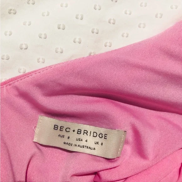 Bec and Bridge Joelle Pink Midi Dress - Picture 5 of 8